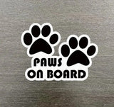 Sticker: Paws on board