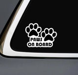 Sticker: Paws on board