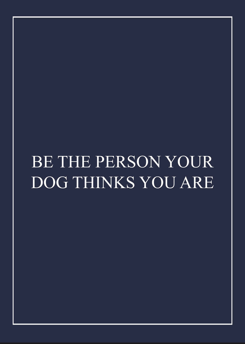 BE THE PERSON